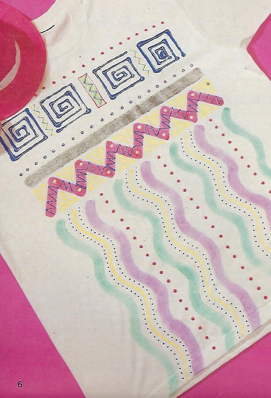 Geometric Fashions to Paint - Jill Hodges