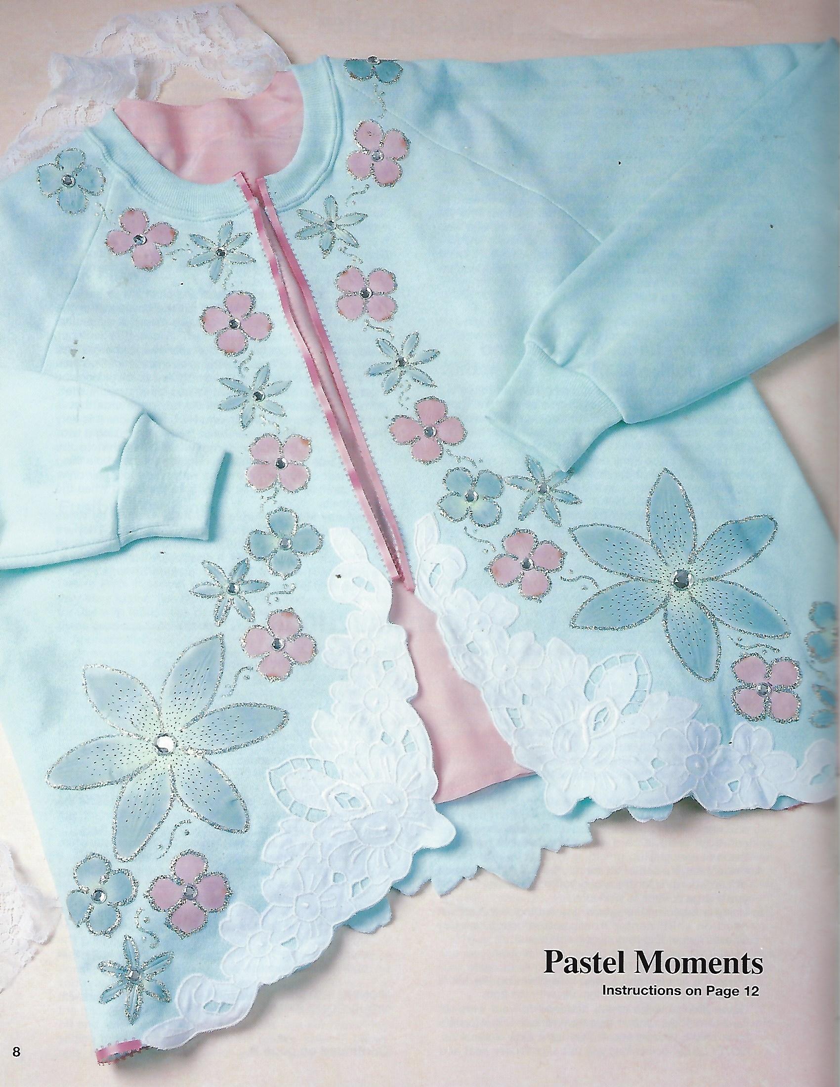 Silk Flower Sweat Jackets - Marion Brizendine