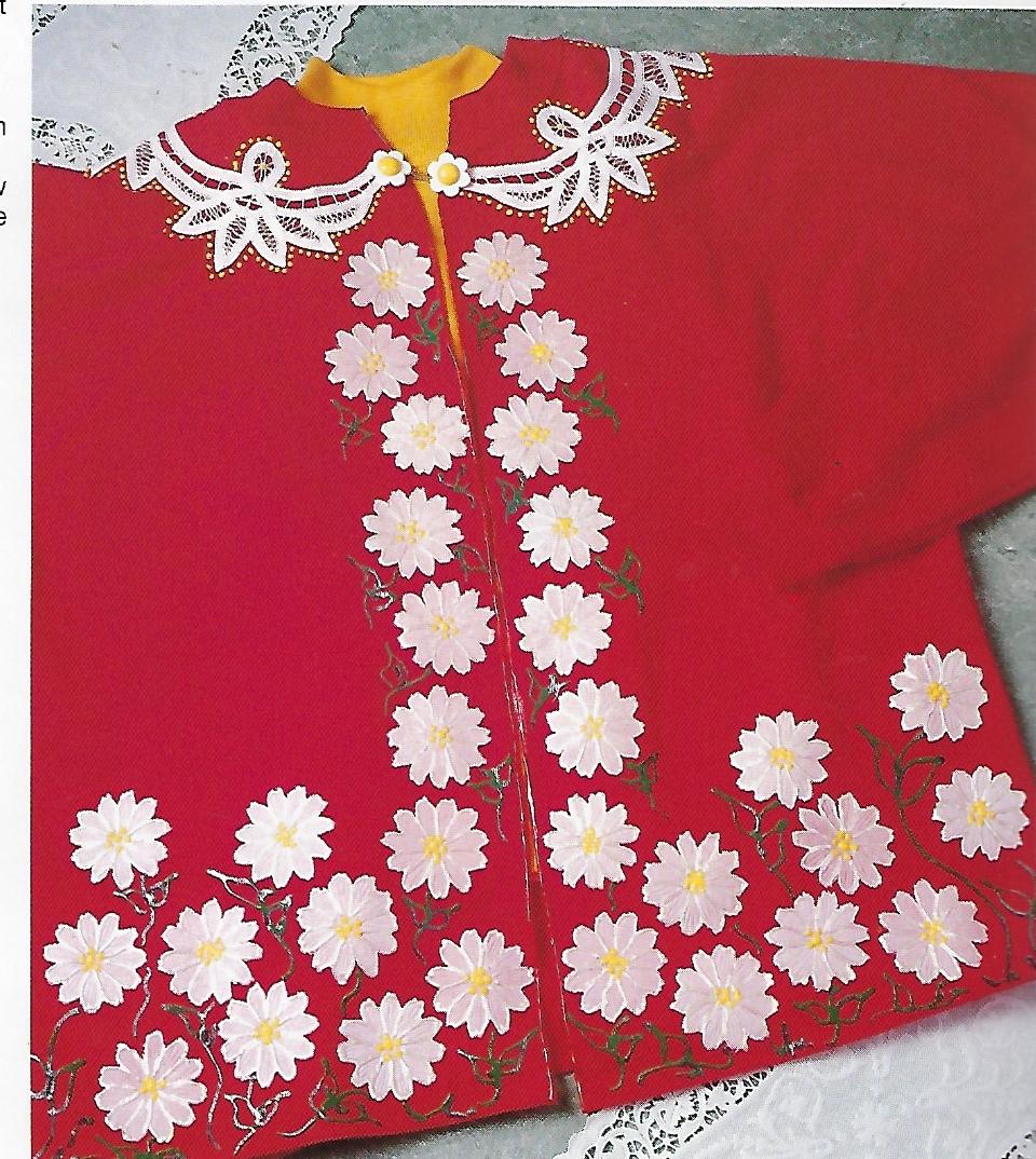 Silk Flower Sweat Jackets - Marion Brizendine
