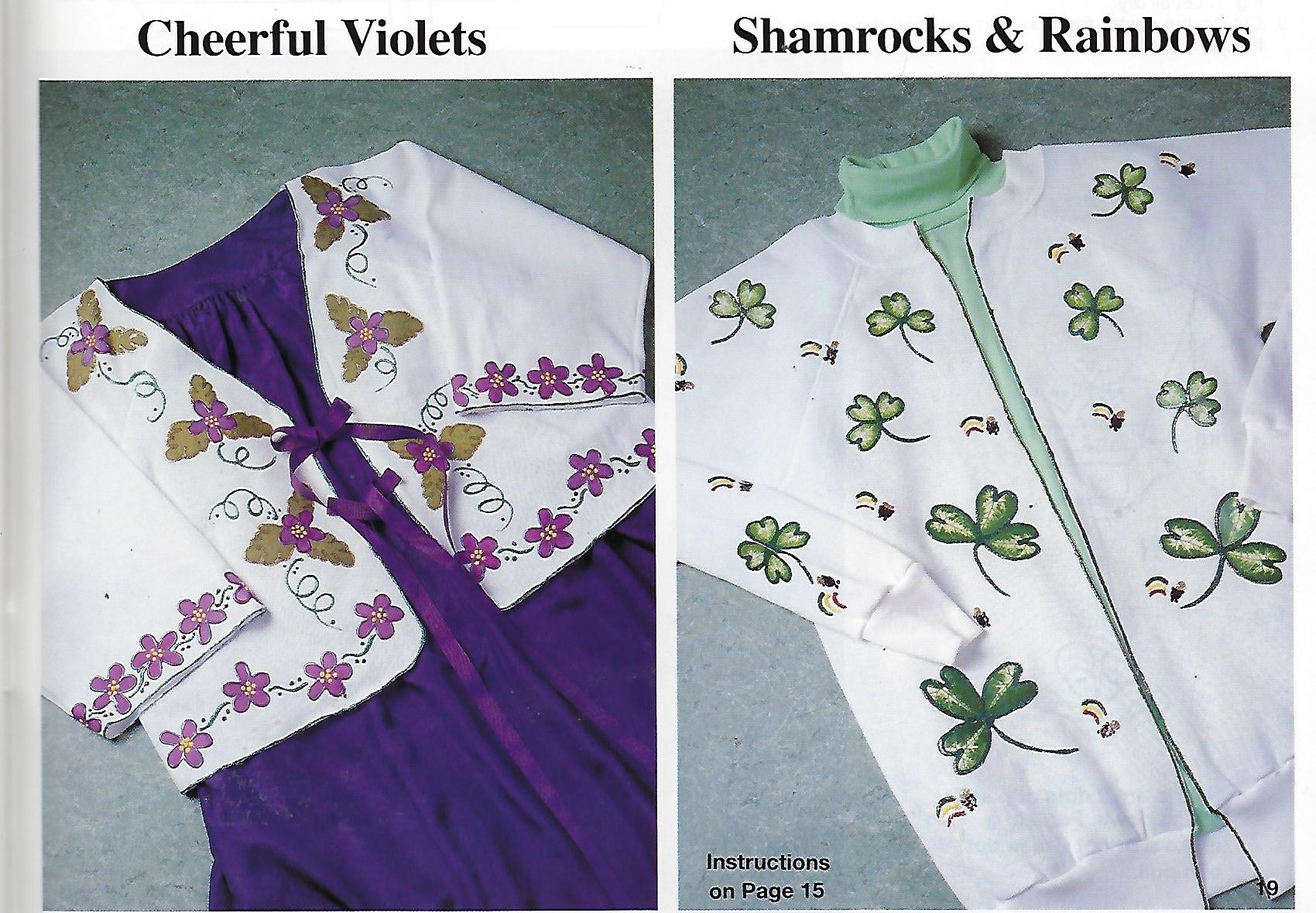 Silk Flower Sweat Jackets - Marion Brizendine