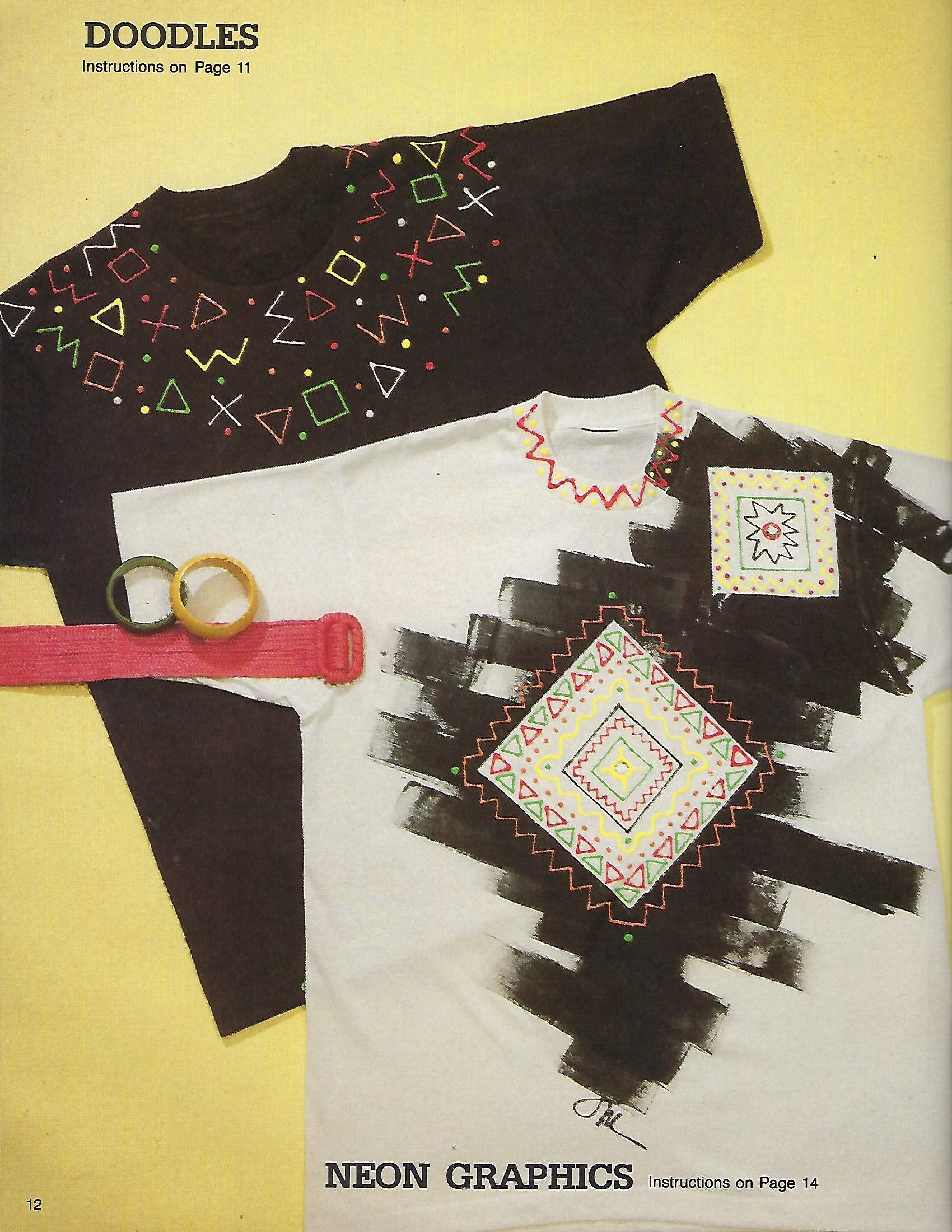 Geometric Fashions to Paint - Jill Hodges