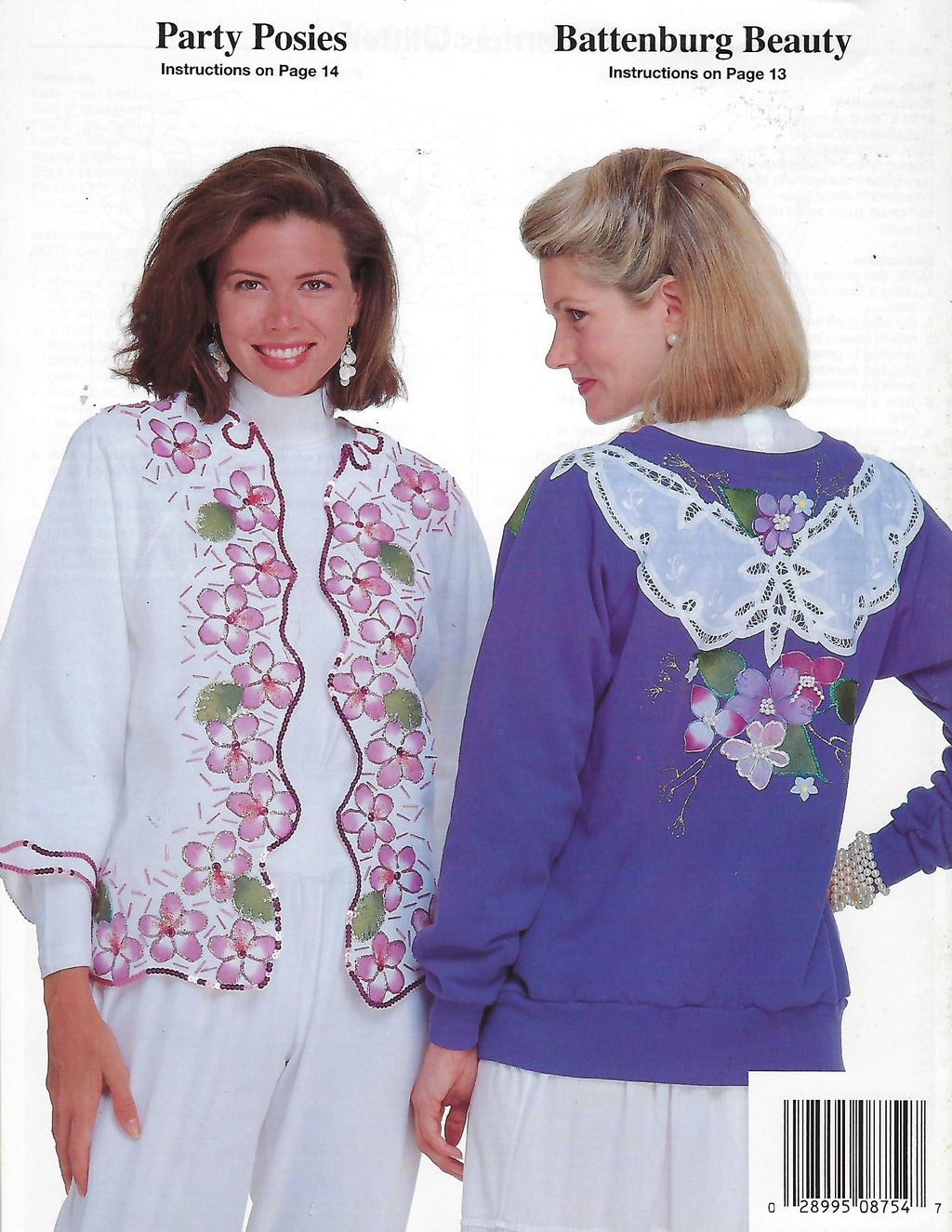 Silk Flower Sweat Jackets - Marion Brizendine