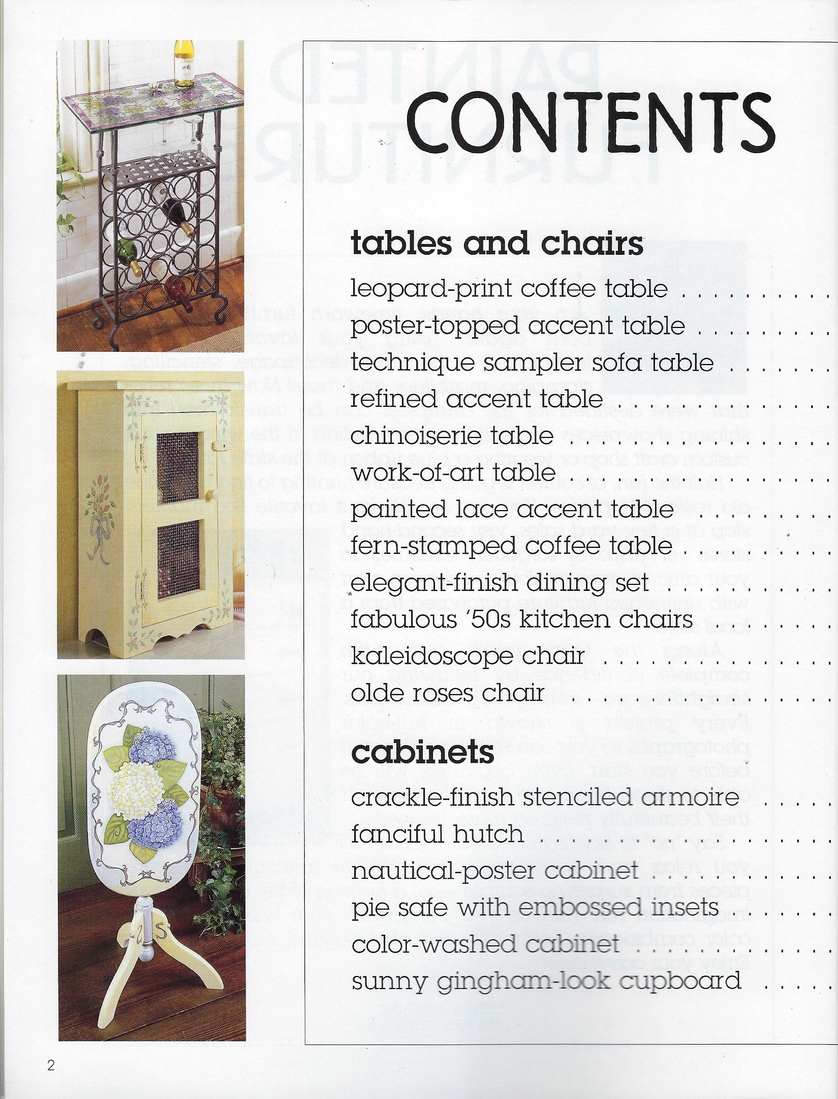 Painted Furniture - Leisure Arts