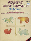 CLEARANCE: Country Weathervanes To Stencil - Helen Leach