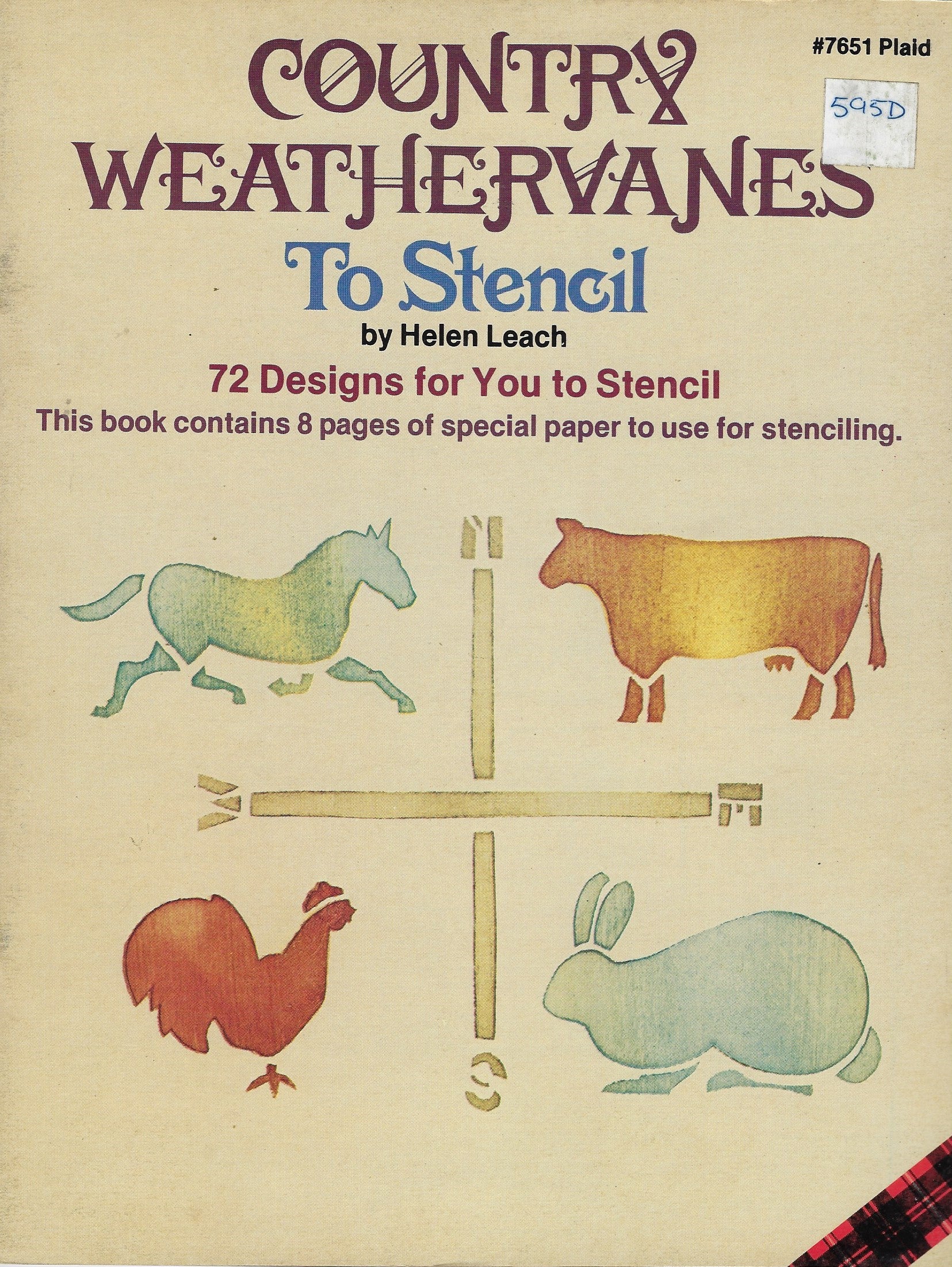 CLEARANCE: Country Weathervanes To Stencil - Helen Leach