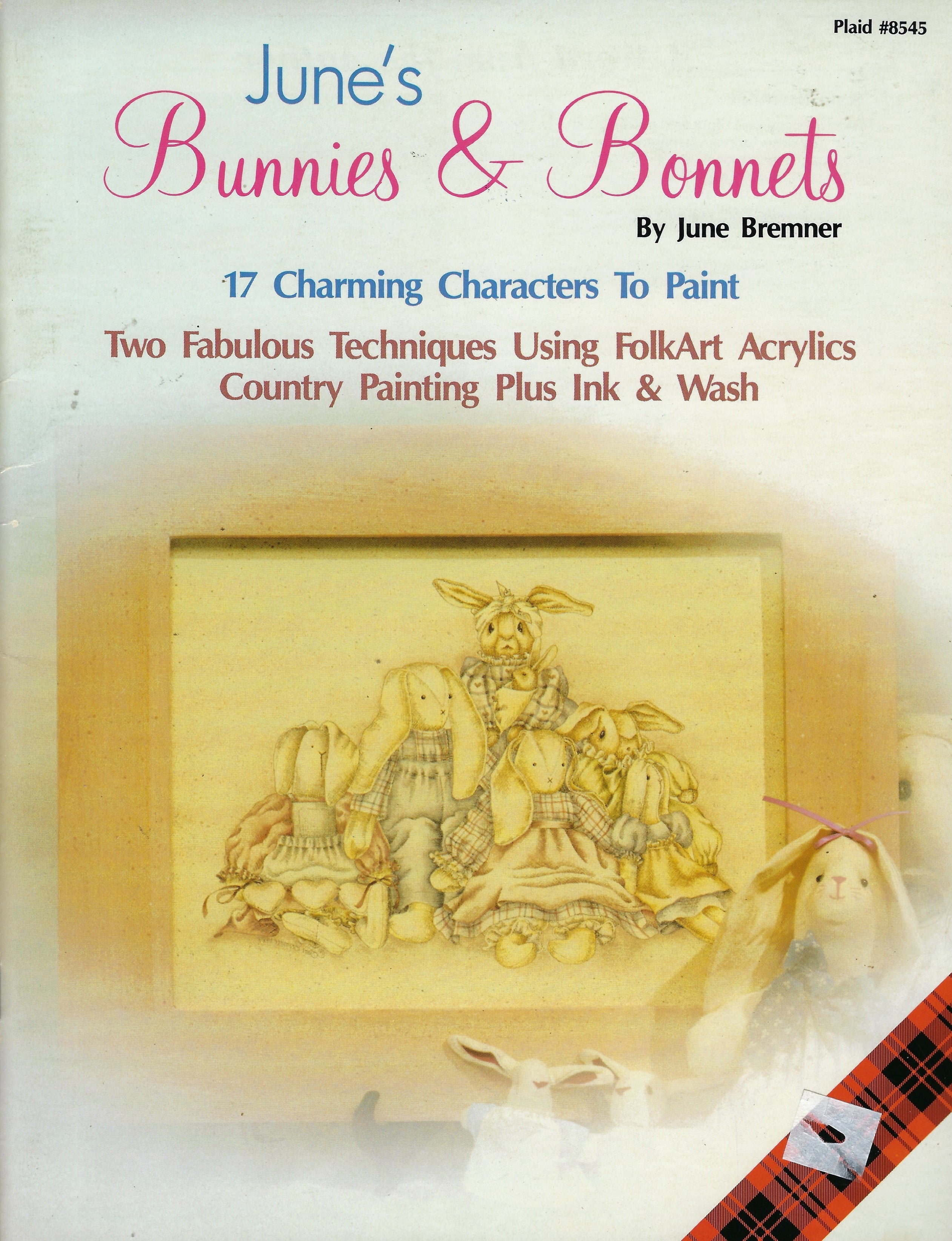 CLEARANCE: June's Bunnies & Bonnets - June Bremner