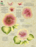 CLEARANCE:  Plaid One Stroke Worksheet 1013A Peace Rose/Poppies - Donna Dewberry