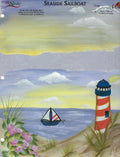 CLEARANCE:  Plaid One Stroke Worksheet Seaside Sailboat