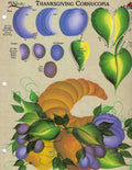 CLEARANCE:  Plaid One Stroke Worksheet Thanksgiving Cornucopia