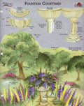 CLEARANCE: Plaid One Stroke Worksheet Fountain Courtyard