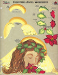 CLEARANCE: Plaid One Stroke Worksheet Christmas Angel