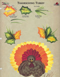 CLEARANCE: Plaid One Stroke Worksheet Thanksgiving Turkey
