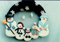 Snowman Family Wreath - Areta
