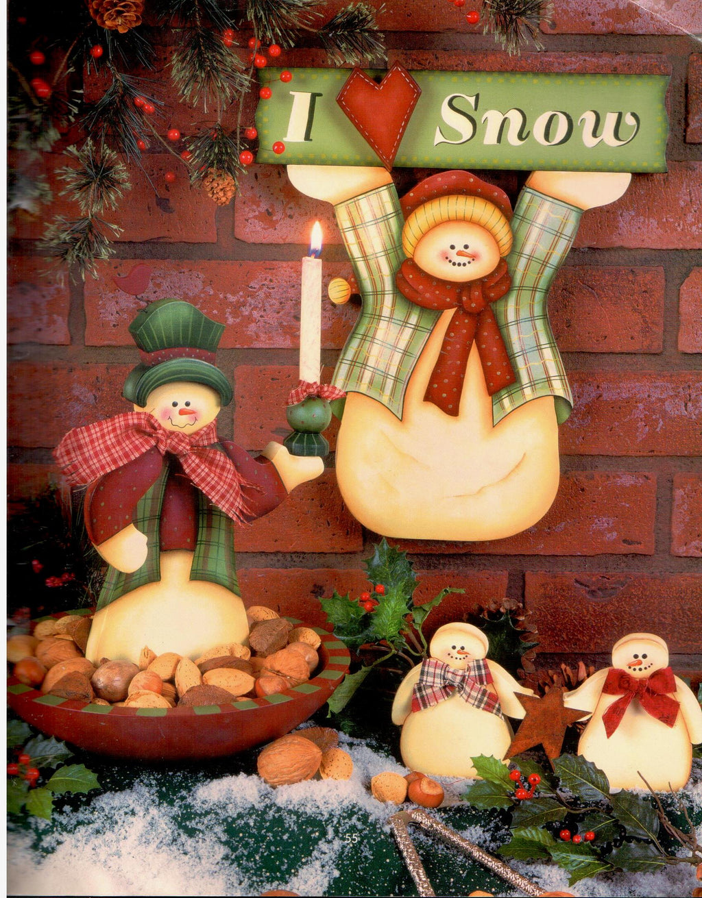 Snowy Friends - Diane Meyer - OOP