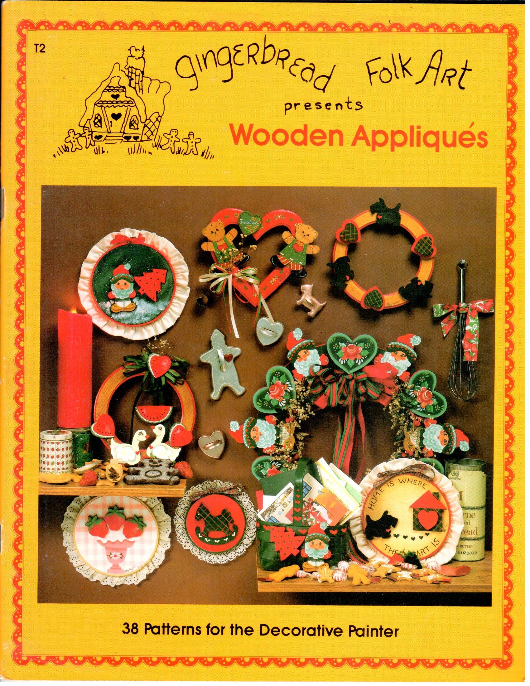 CLEARANCE: Gingerbread Folk Art presents Wooden Appliques - Dorris Sorrenson & Sharon Furner