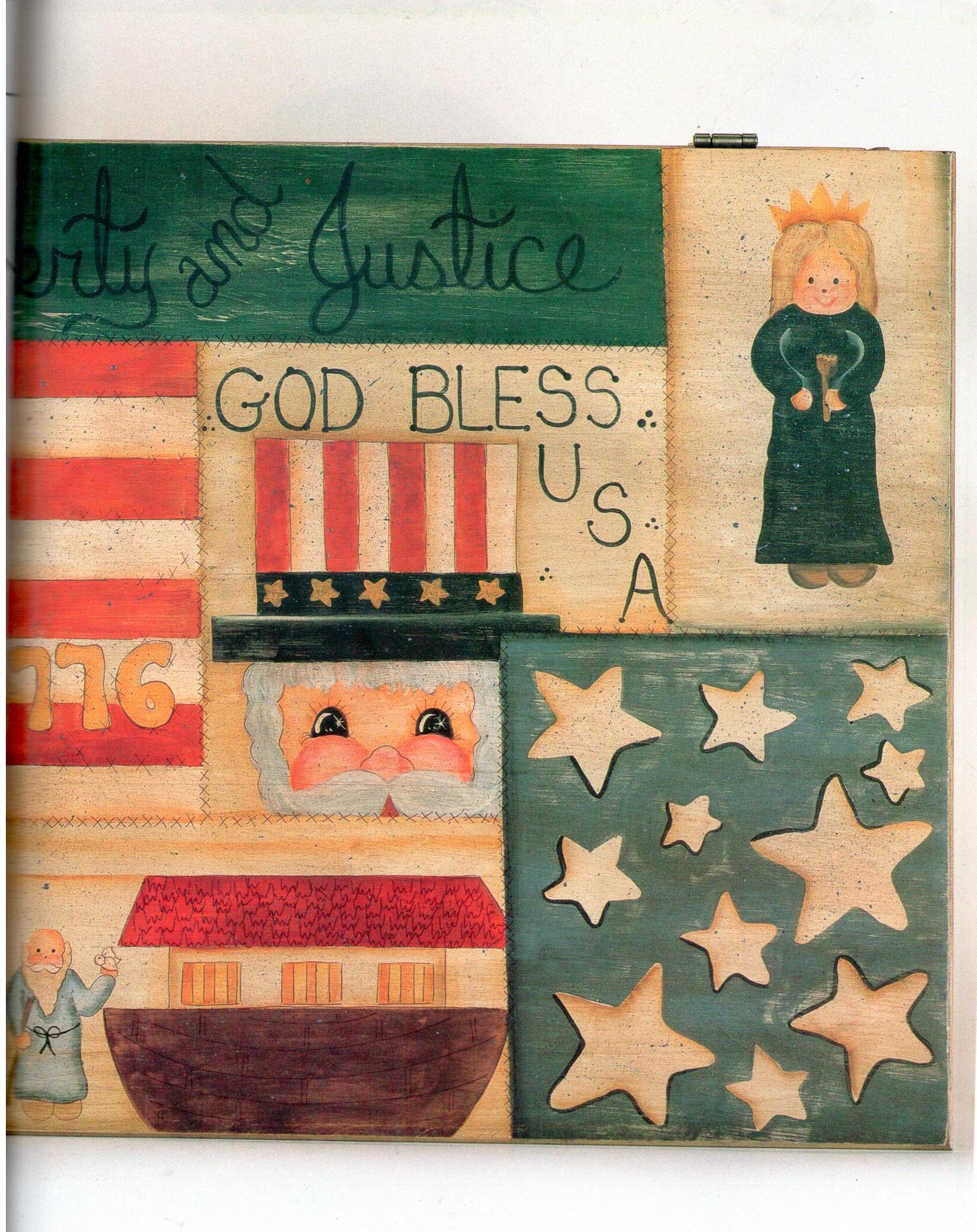 Star Spangled Santas - Michelle Bastean - OOP