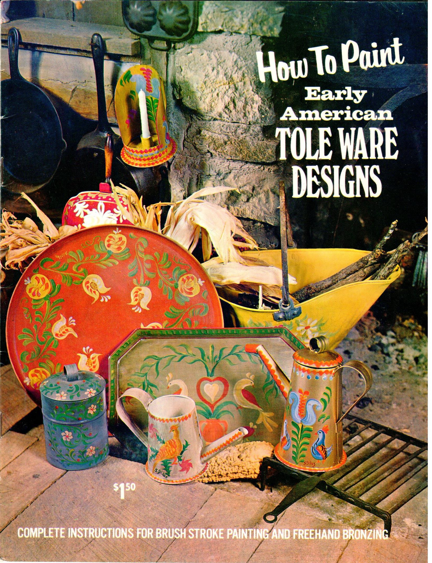 CLEARANCE: How to Paint Early American Tole Ware Designs - Suzanne Stiles