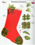 CLEARANCE: One Stroke Worksheet Stocking & Candles - Donna Dewberry