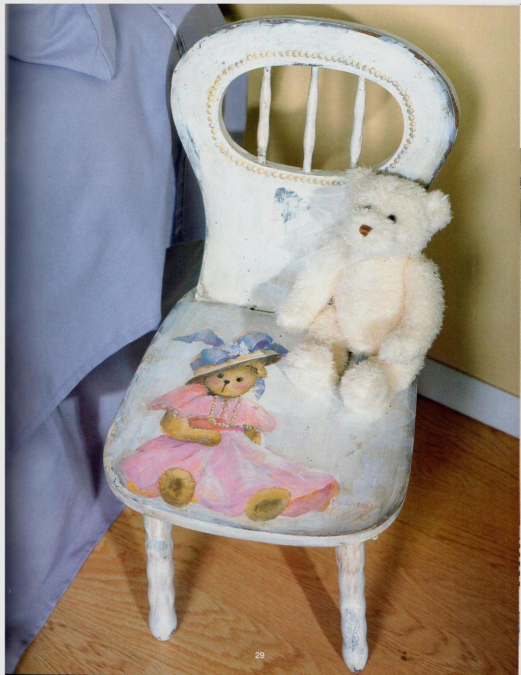 Teddy Bears Old & New Painting - Pat Wakefield - OOP