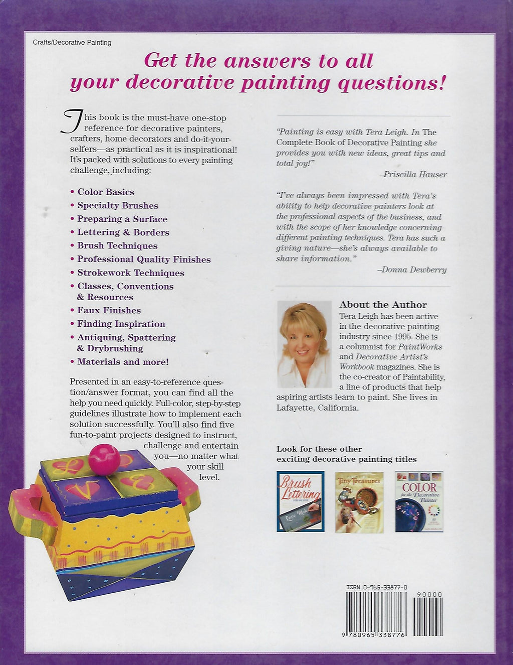 The Complete Book of Decorative Painting - Tera Leigh