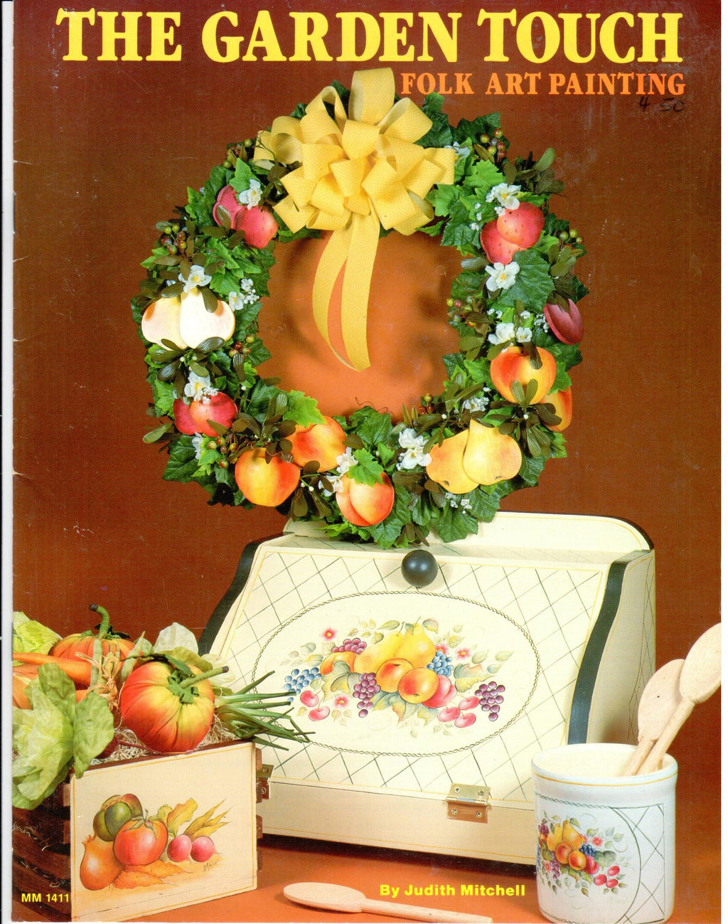 CLEARANCE: The Garden Touch Folk Art Painting - Judith Mitchell