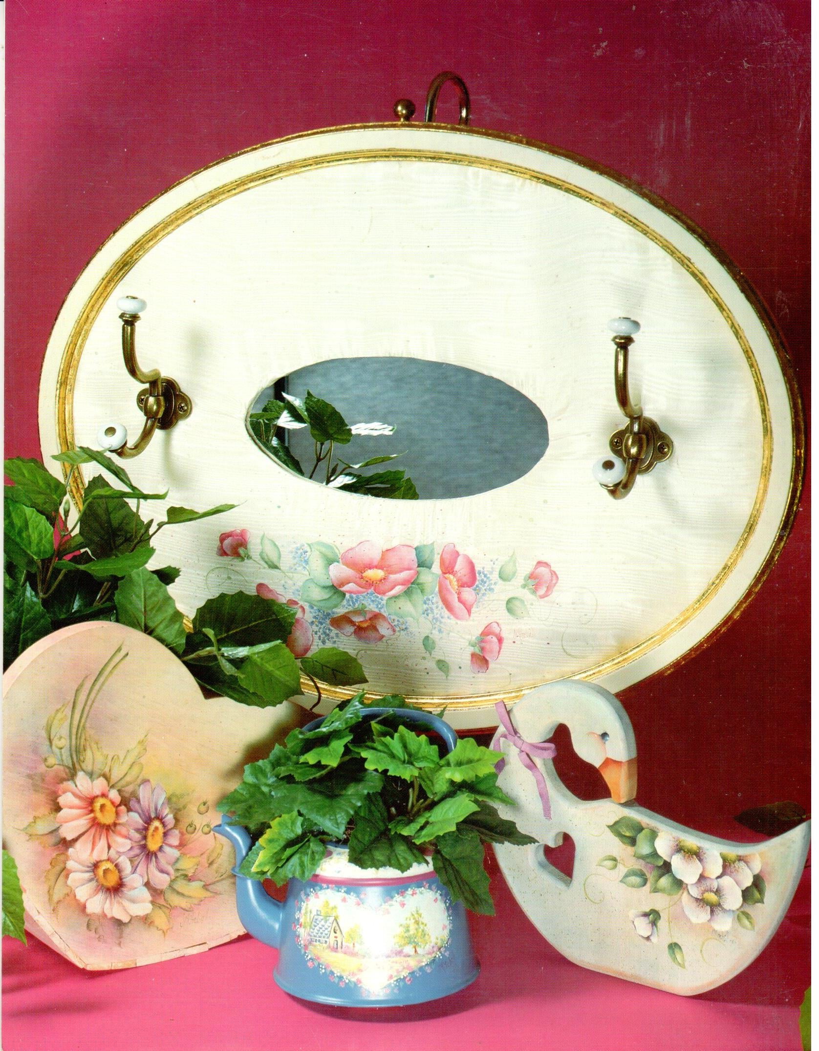 CLEARANCE: The Garden Touch Folk Art Painting - Judith Mitchell