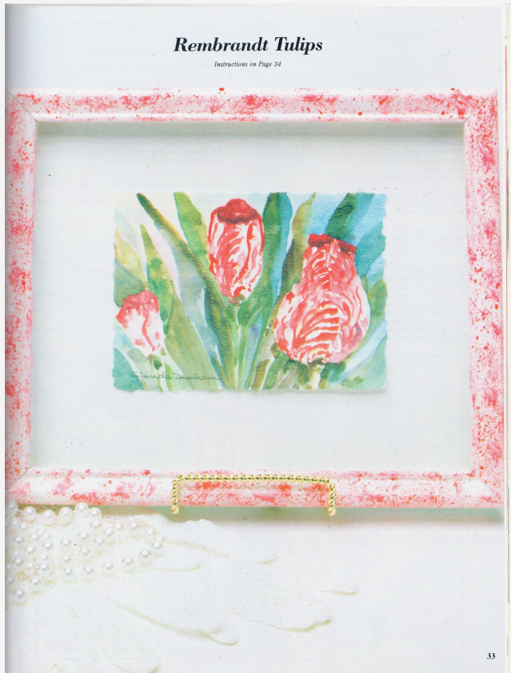 The Great Watercolor Frame Up - Glenda Dunham - OOP