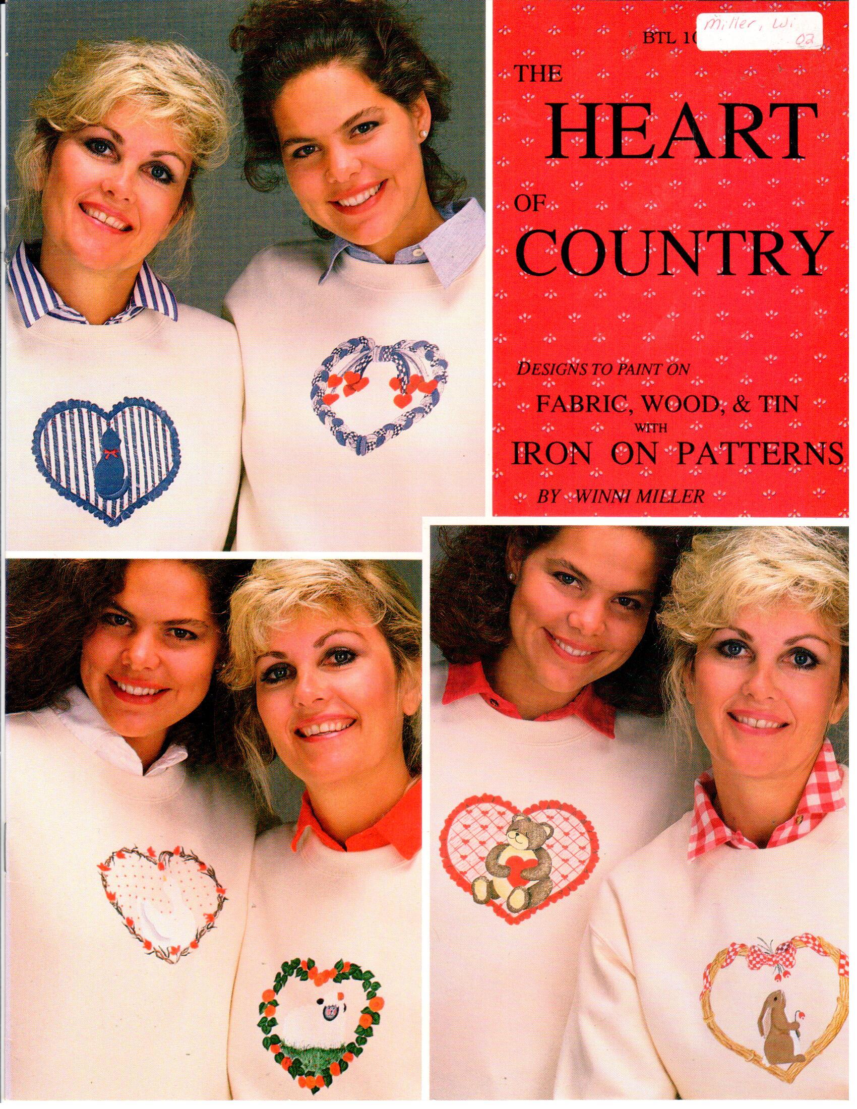 CLEARANCE: The Heart of Country - Iron-On Transfers - Winni Miller
