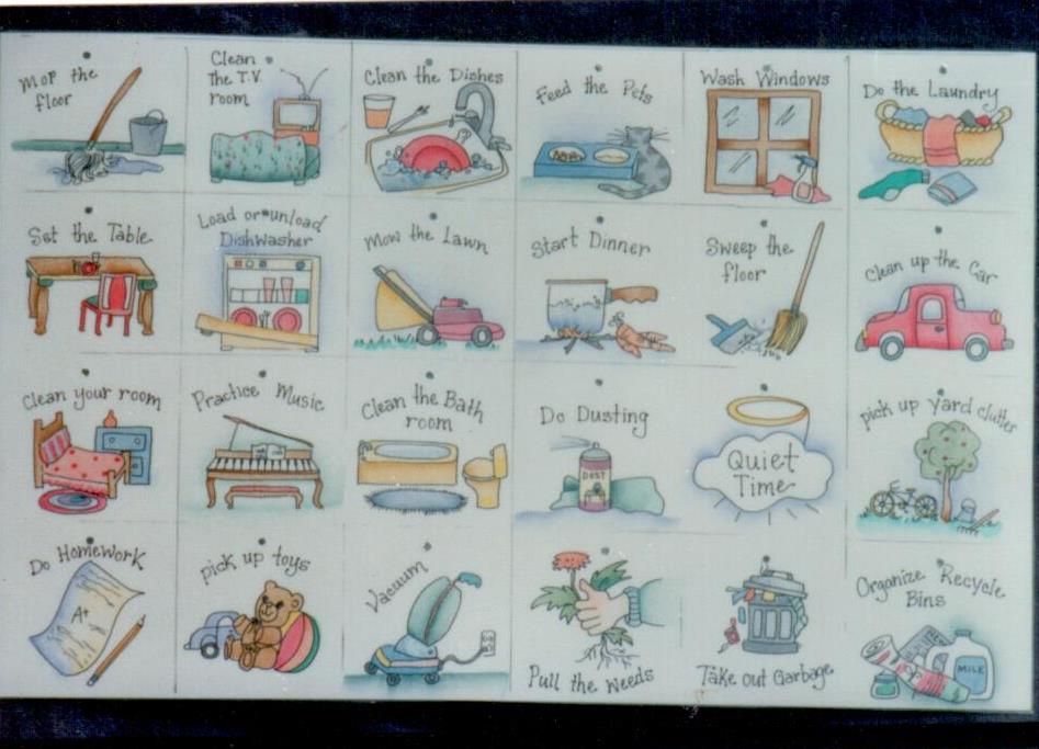 A Tidy House Chore Chart - Carol McMullin