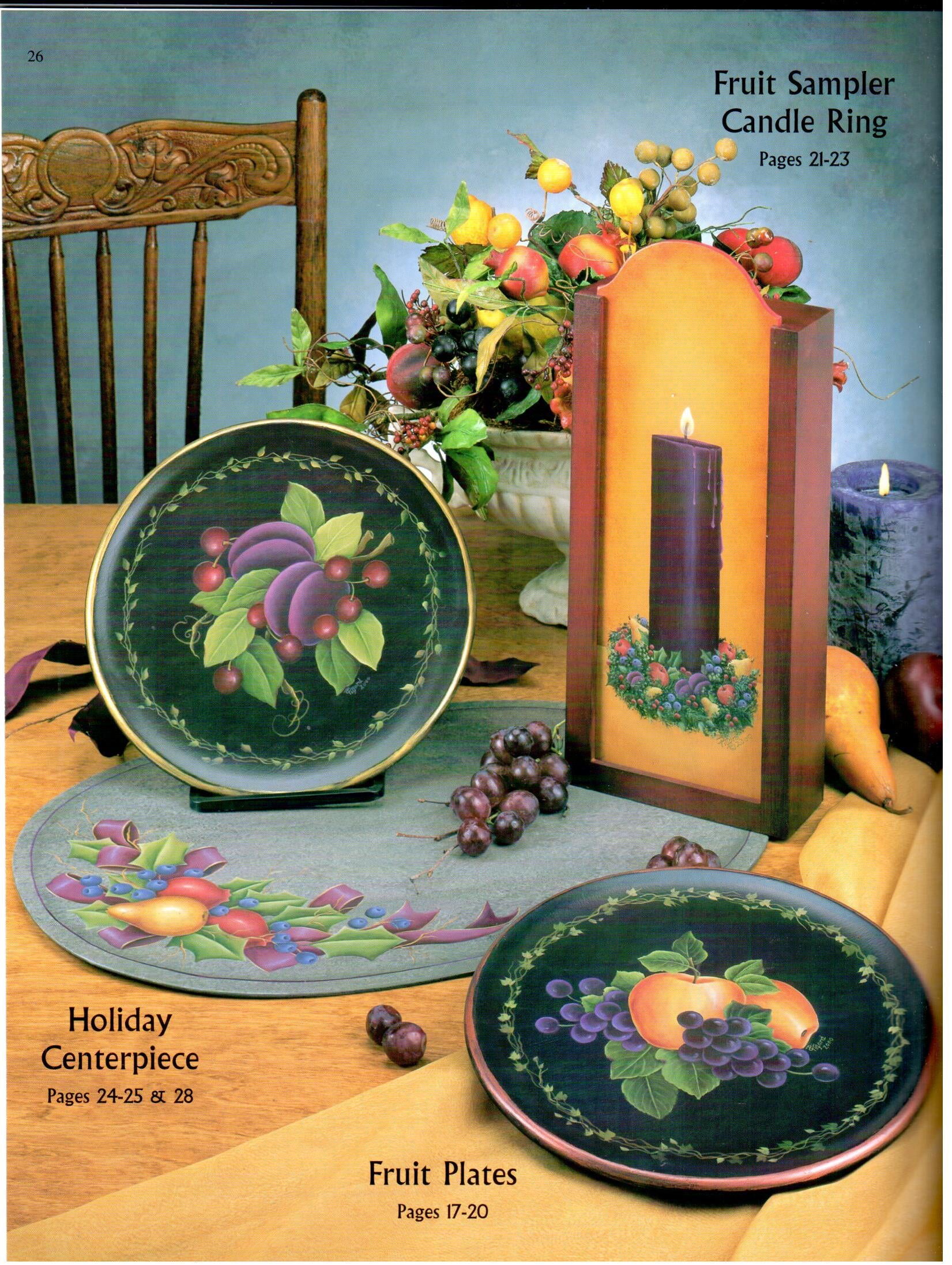 Tole Mill Favorite Fruits - Phyllis Tilford - OOP