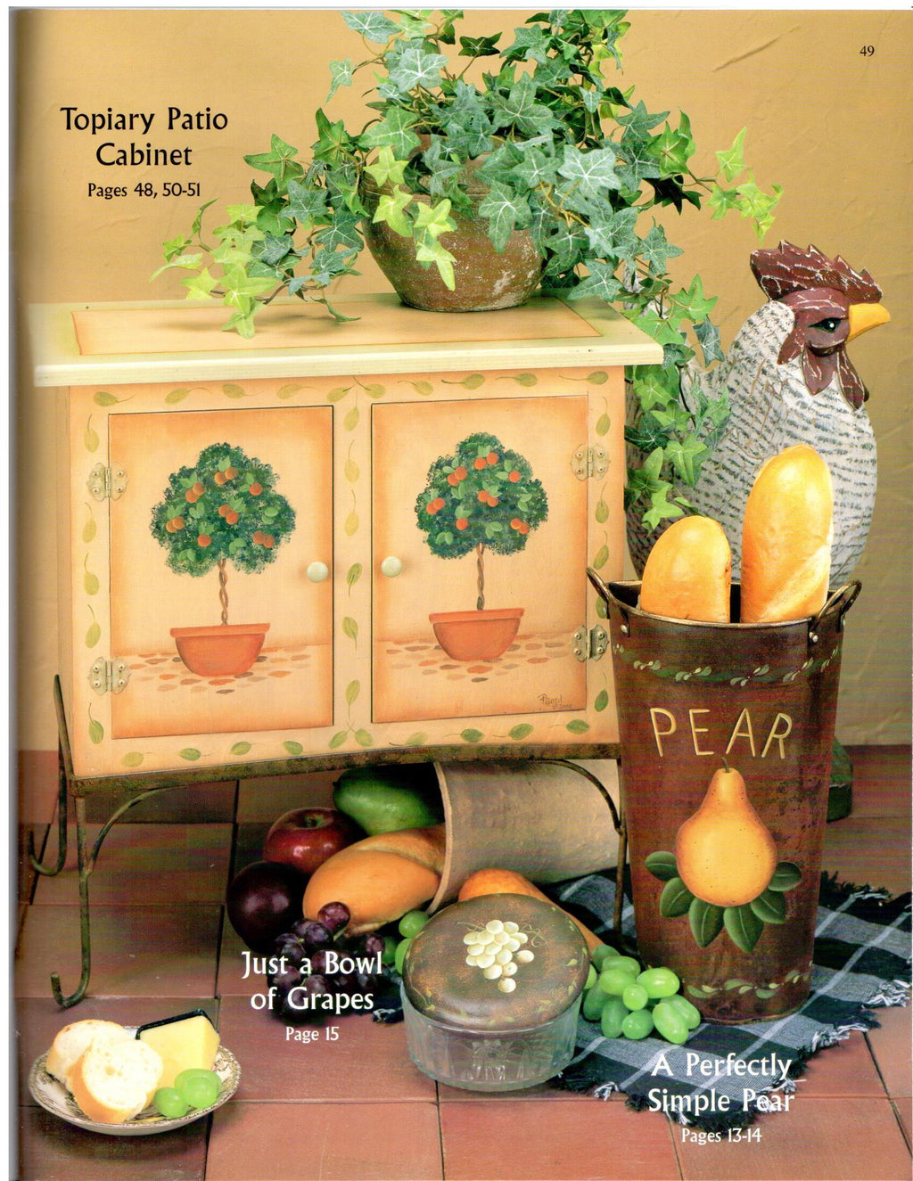 Tole Mill Favorite Fruits - Phyllis Tilford - OOP