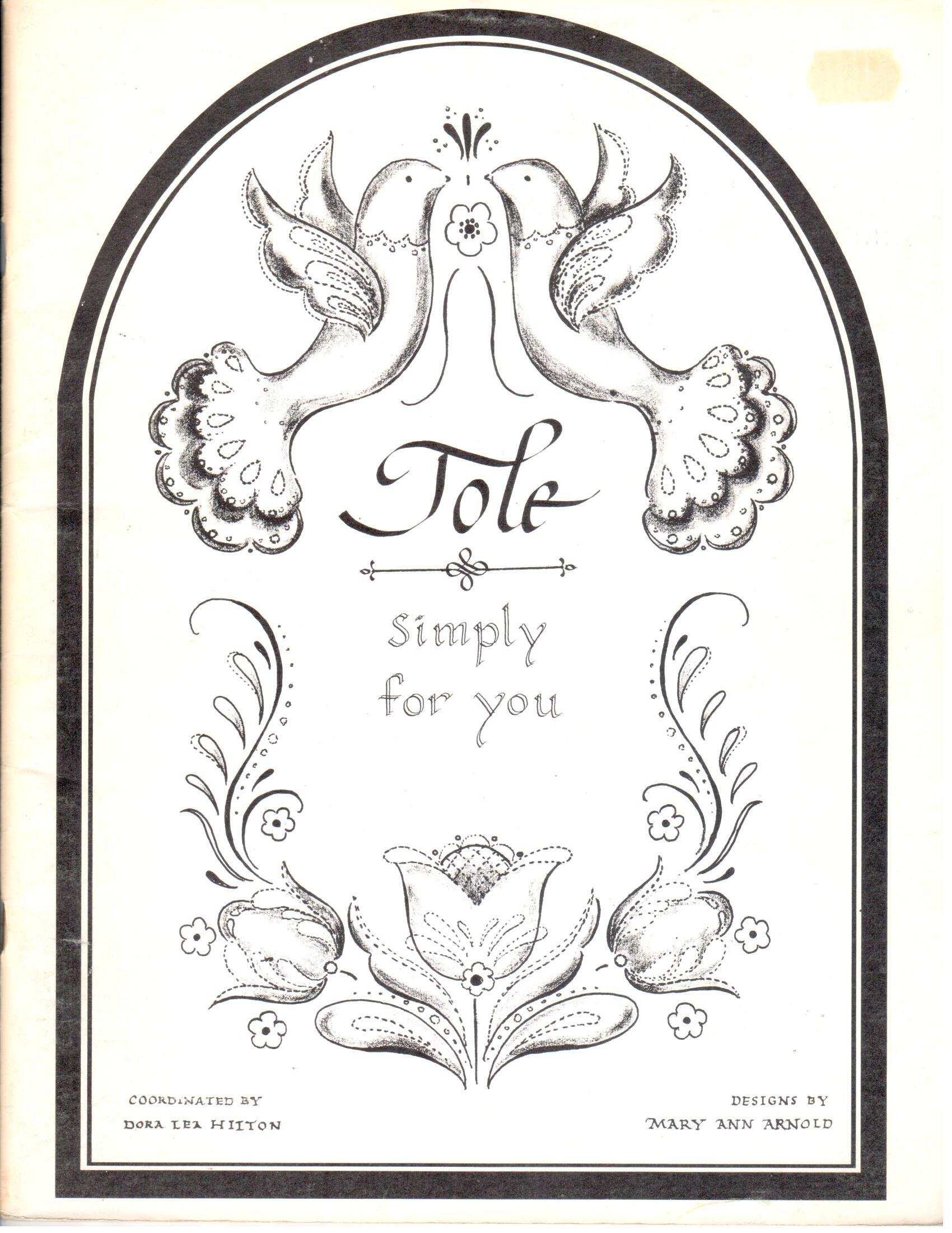 CLEARANCE: Tole Simply for You - Mary Ann Arnold