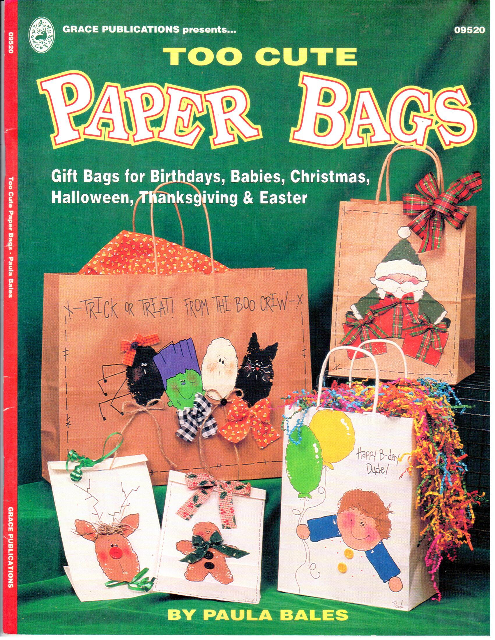 CLEARANCE: Too Cute Paper Bags - Paula Bales