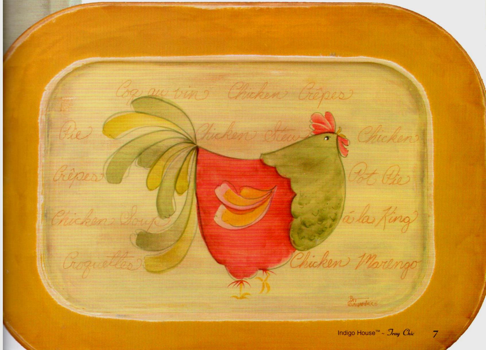 Tray Chic - Pat Saunders - OOP