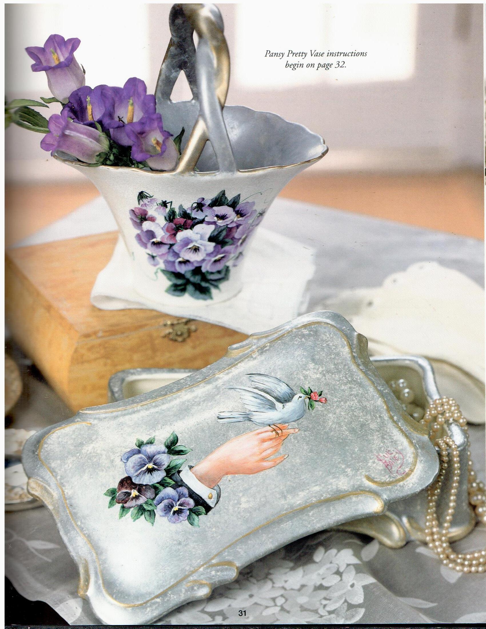 Very Pretty Vases - Sue Bailey - OOP