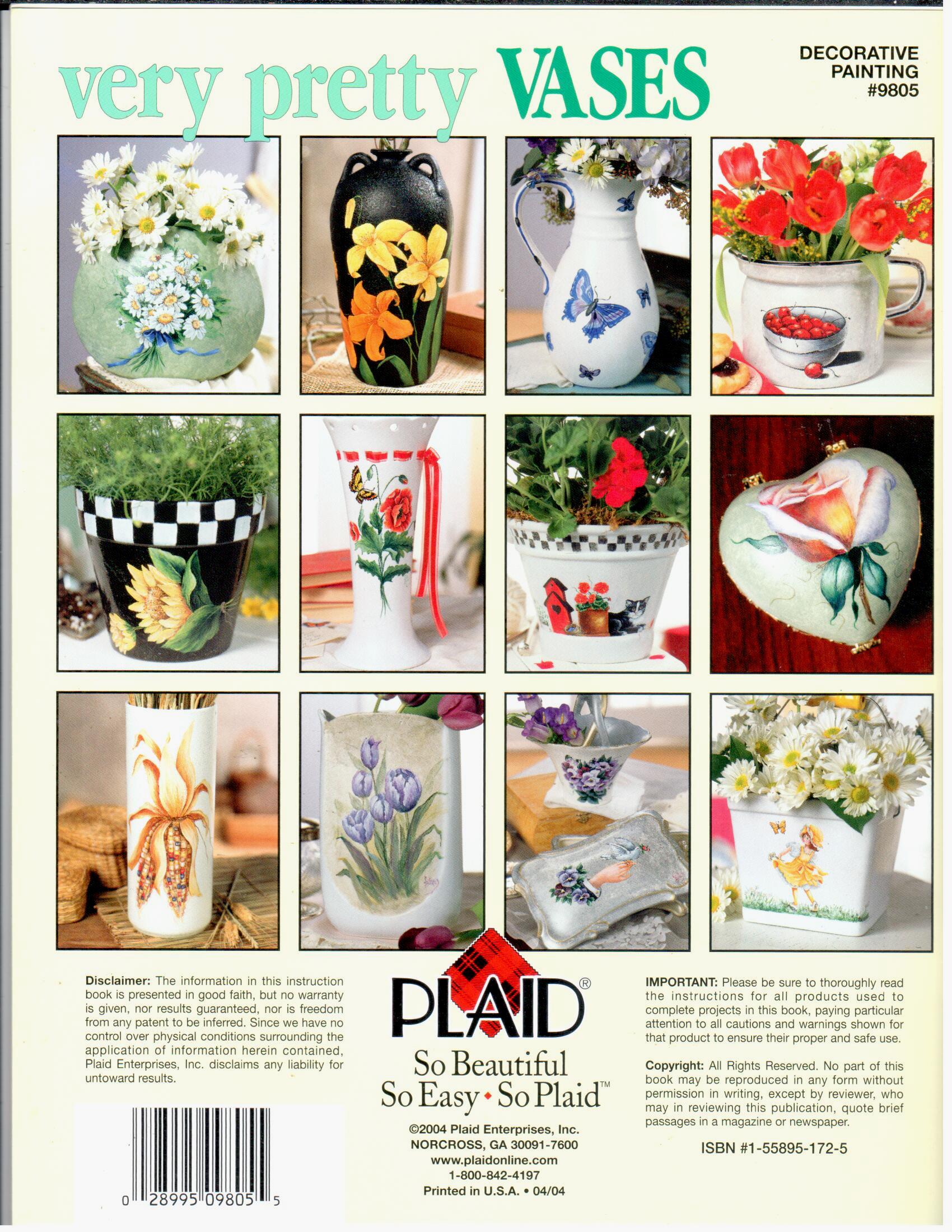 Very Pretty Vases - Sue Bailey - OOP