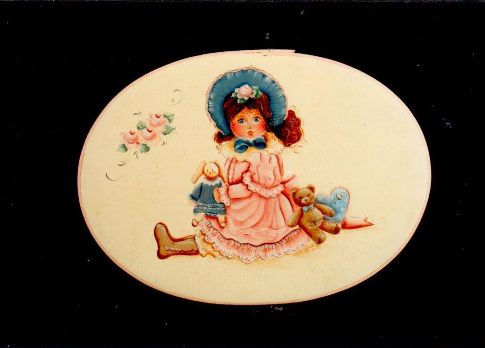 Victorian Girl at Play - Ursula Wollenberg
