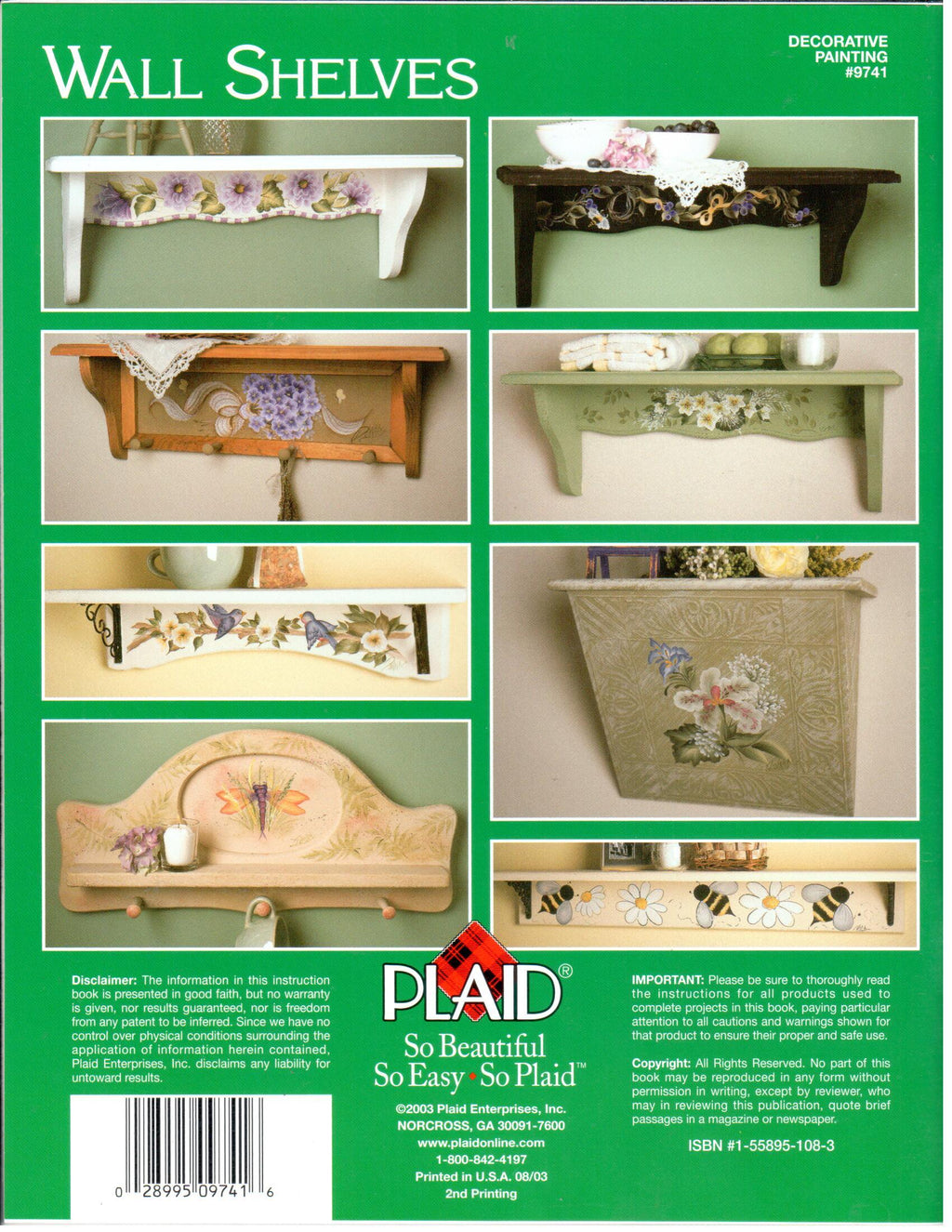 One Stroke Wall Shelves - Donna Dewberry