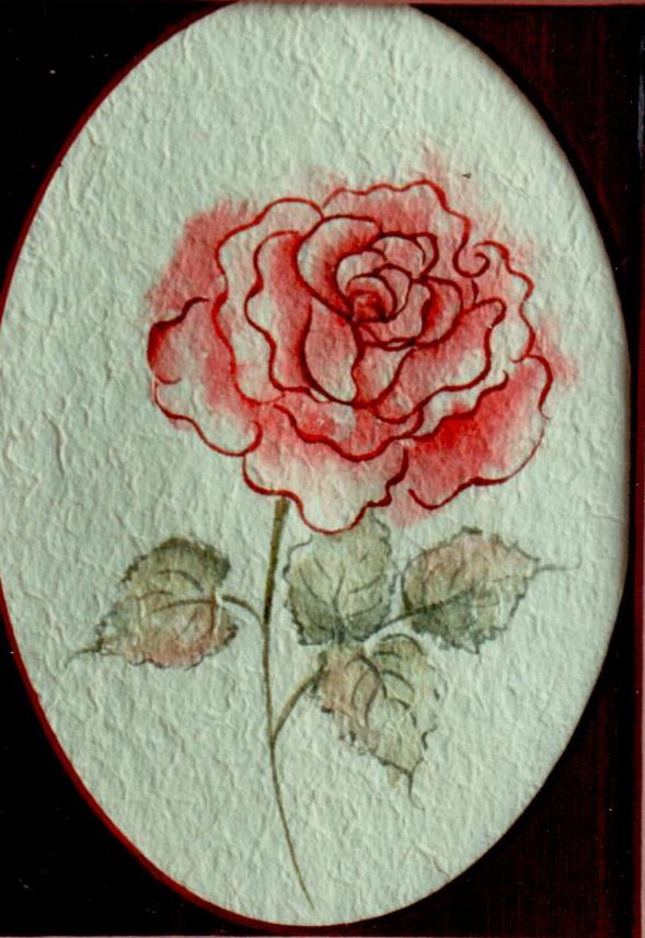 Watery Rose & Petals in Pink - Kathy Harrington