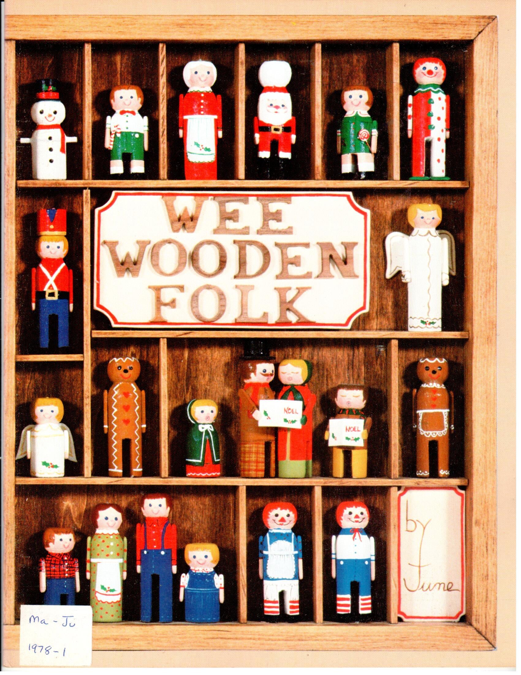 CLEARANCE: Wee Wooden Folk - June Mayer