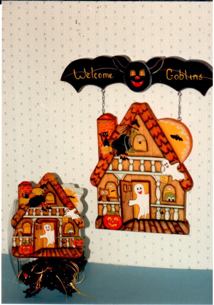 Welcome Goblins Haunted House - Nancy Farrow