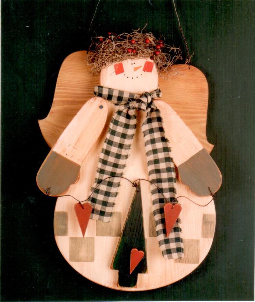 Willie The Snow Angel - The Stenciled Duck