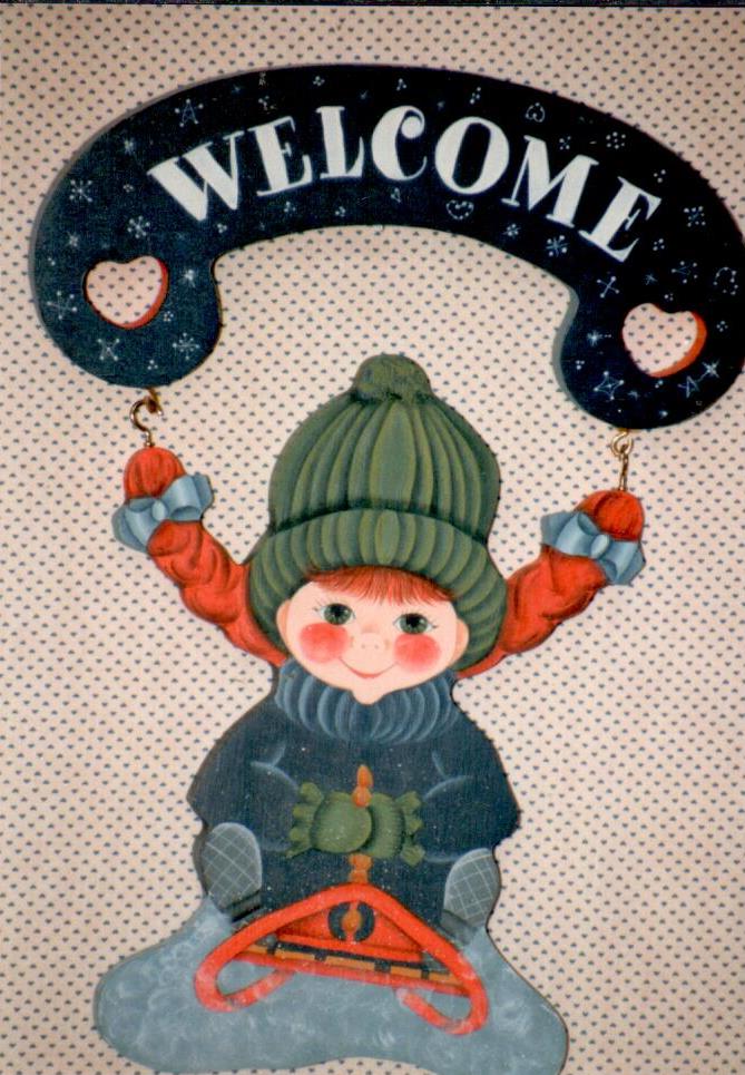 Winter Welcome Sign - Betty Headman