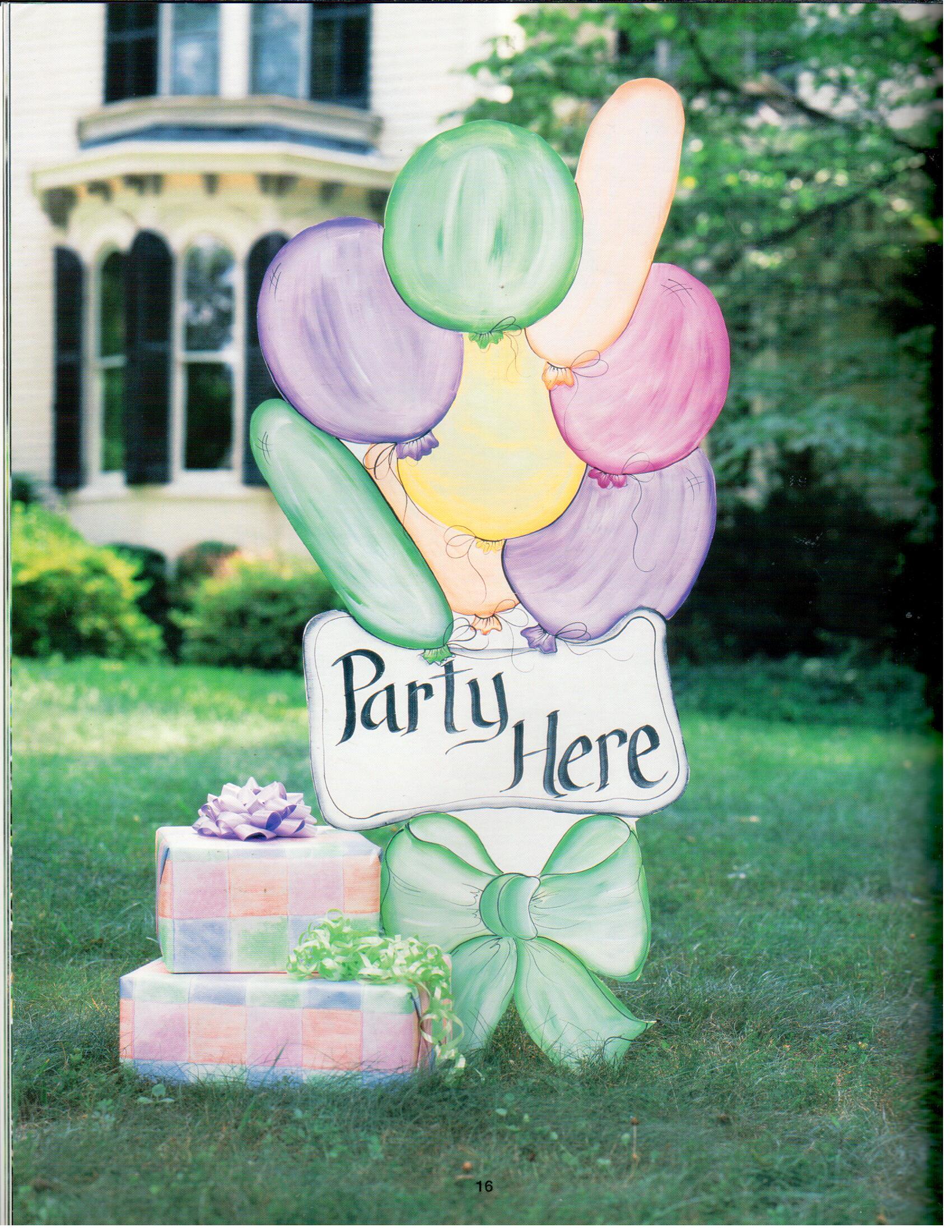 One Stroke Yard Art for All Seasons - Donna Dewberry - OOP