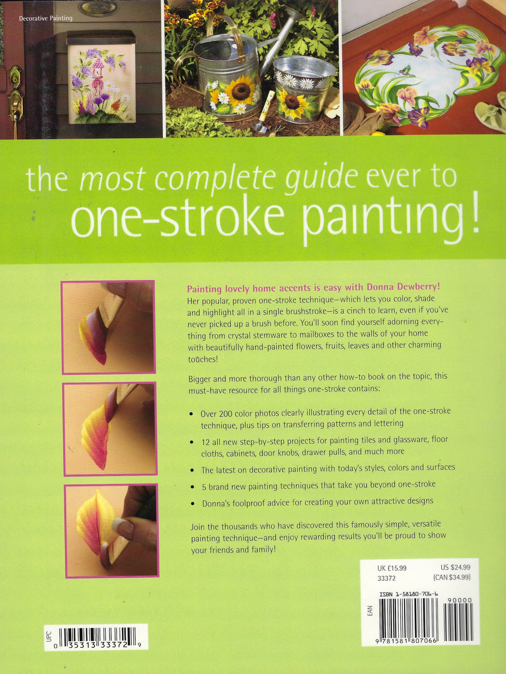 All New Book of One-Stroke Painting - Donna Dewberry