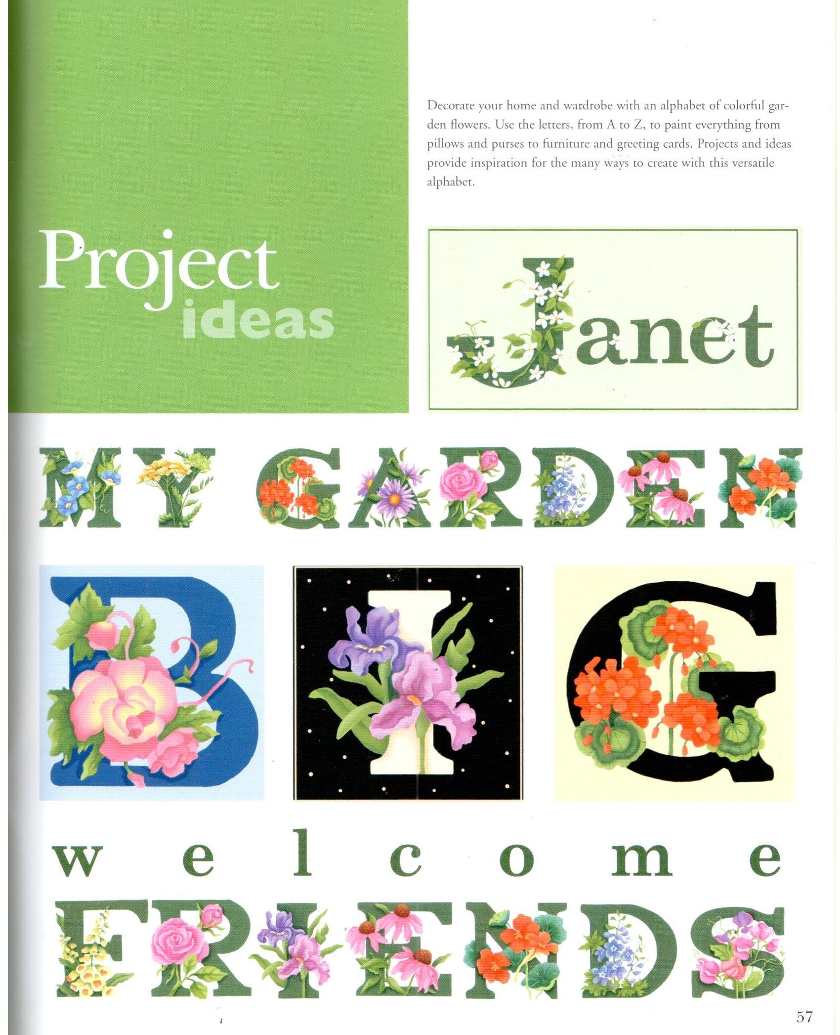Paint-a-Garden Alphabet - Nancy Rossi