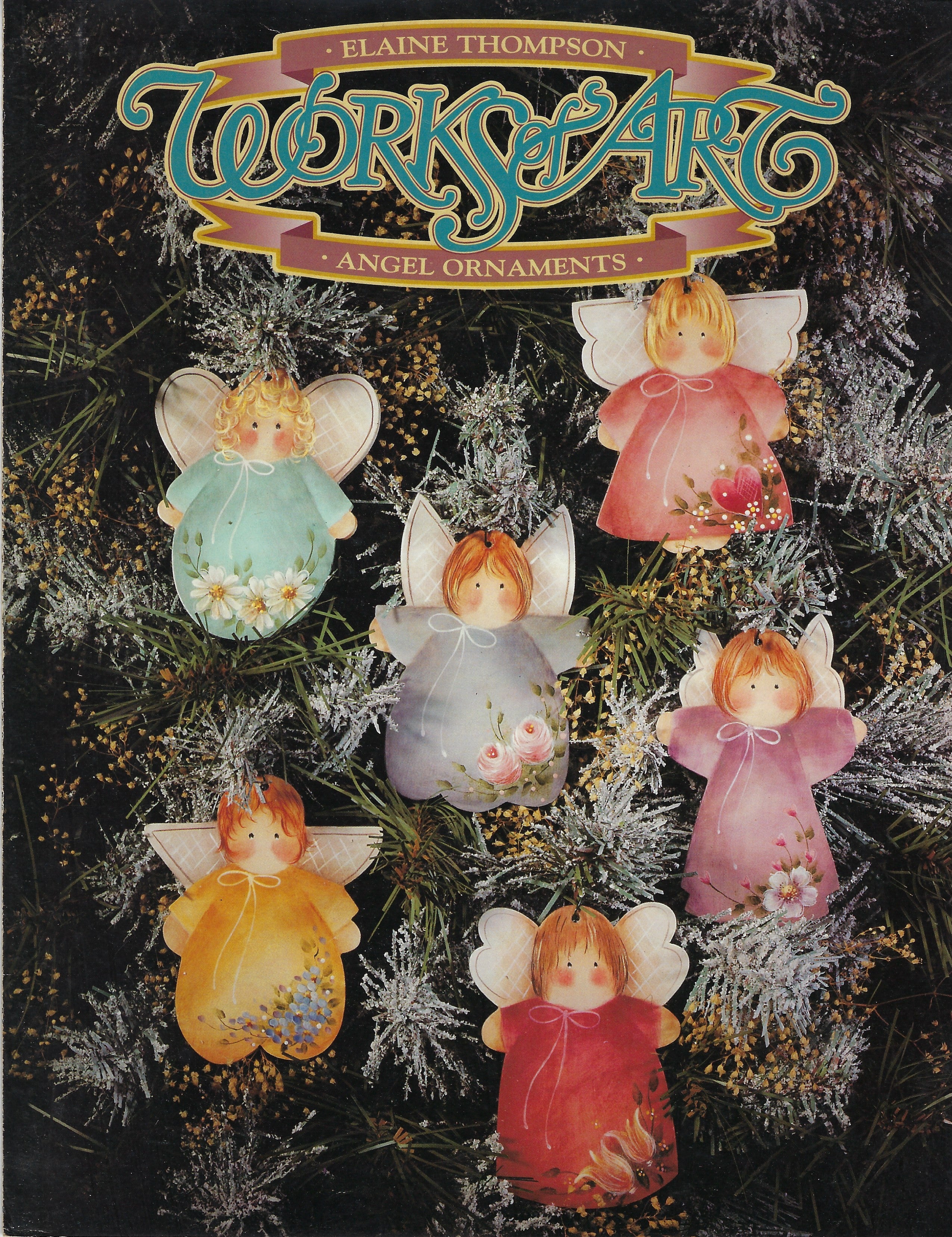 CLEARANCE: Works of Art Angel Ornaments PATTERN ONLY - Rosemary West