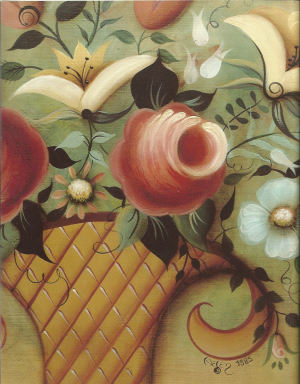 A Sampler of Precious Folk Art - Helen Cavin - OOP