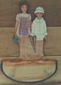 Kids with Umbrella - Arlene Beck