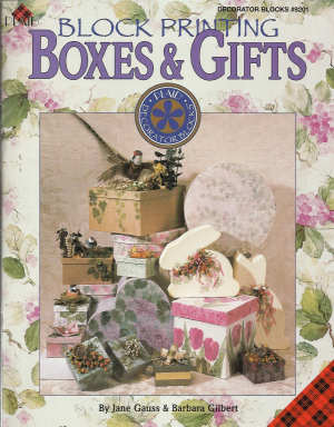 CLEARANCE: Block Printing Boxes and Gifts - Jane Gauss and Barbara Gilbert